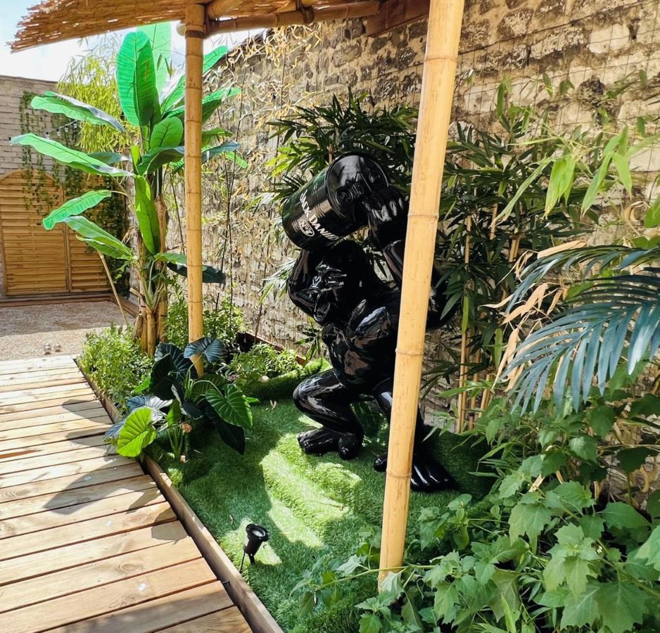 Le Jardin D'Eden Apartment Reims Bagian luar foto