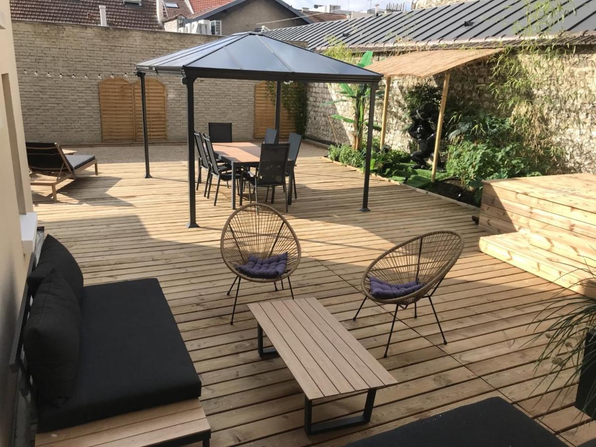 Le Jardin D'Eden Apartment Reims Bagian luar foto